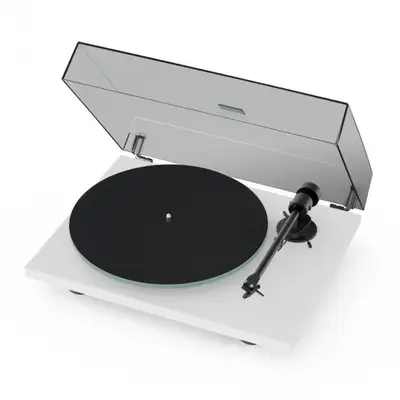 Pro-Ject T1 EVO Turntable (OM10) – White, Walnut, or Piano Black, View more