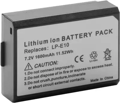 NEW ! Pickle Power LP-E10 Battery for Canon EOS Rebel T7 T6 T5 T3 T100, EOS 2000D, 3000D, 4000D, 120...
