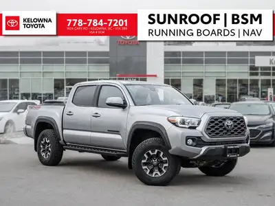 Running Boards - Backup Camera - Navigation Map - Blindspot Monitoring The 2021 Toyota Tacoma TRD Of...