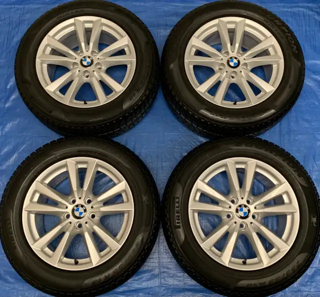 2017 BMW X5 OEM 18" Rims & Run-Flat Winter Tires *90%* in Tires & Rims in Markham / York Region - Image 2