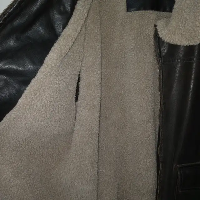 George G21 Bomber Aviator Style Jacket Sherpa lined Mens Size M in Men's in Belleville - Image 6