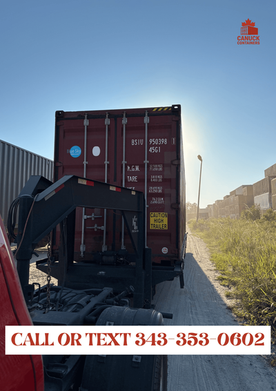 Hey folks We've got a few shipping containers (sea cans) available both used and new one-trip units....