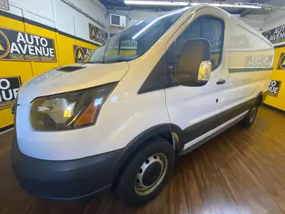 A 2018 Ford T-150 low-roof RWD Transit is a rear-wheel-drive van powered by a 3.7L V6 engine and a 6...