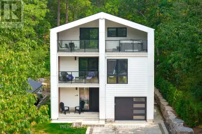 A rare opportunity to own a modern masterpiece in the heart of Grand Bend, 35 Walker Street is a stu...