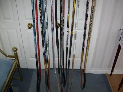 HOCKEY STICKS AND  GOALIE  STICKS  --  KIDS  AND  ADULTS, View more
