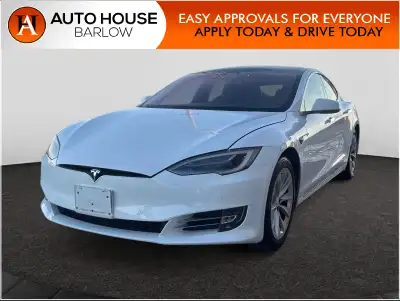 2018 TESLA MODEL S 75D WITH AWD AND 209891 KMS. WITH NAVIGATION, BACKUP CAMERA, PANORAMIC ROOF, BLUE...