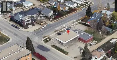 Prime 4-lot commercial assembly at the corner of 20th Street West and Avenue W South in Saskatoon. A...