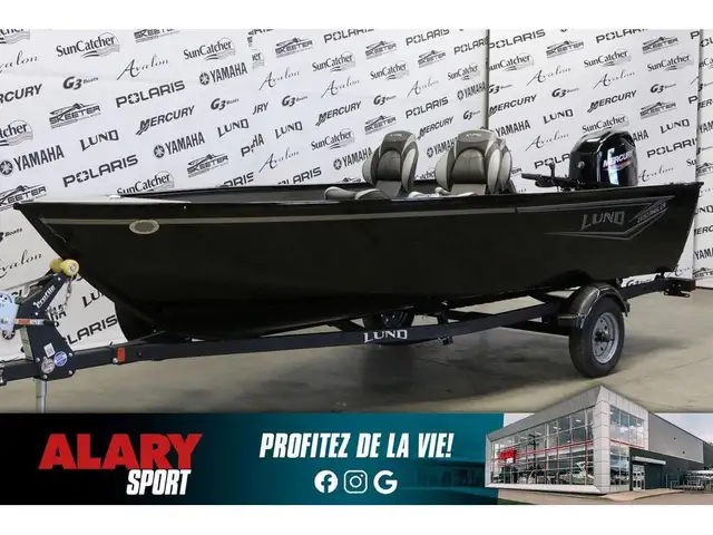 2024 Lund 1650 ANGLER TILLER + MERCURY 50 HP & remorque in Powerboats & Motorboats in Laurentides - Image 2