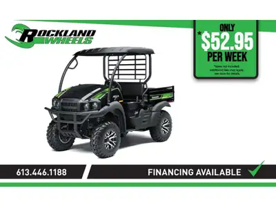2026 Kawasaki MULE SX 4x4 XC LE Need a dependable utility vehicle that's easy to own, easy to transp...