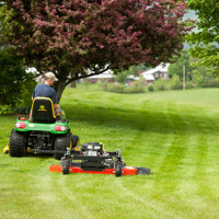 Single Tow Behind Garden Tractor-ATV Reel Mower