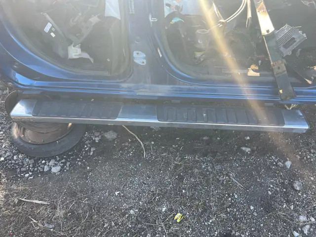 Chrome Running Boards off a 2015 GMC Sierra Quad cab in Auto Body Parts in St. Catharines