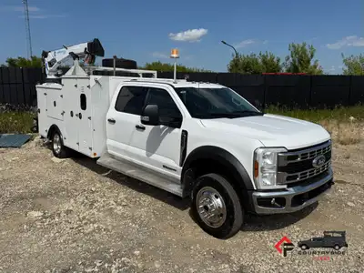 Countryside Fleet 2024 Ford F550 CrewCab 4x4 Service Truck + 6.7L PowerStroke Diesel + 4x4 W/ AutoMa...