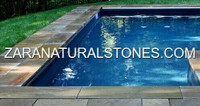 Lavender Rockface Coping Treads Lavender Pool Coping Steps