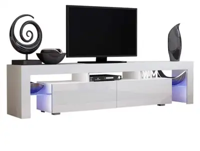 NEW RGB MODERN LED HIGH GLOSS TV STAND, View more