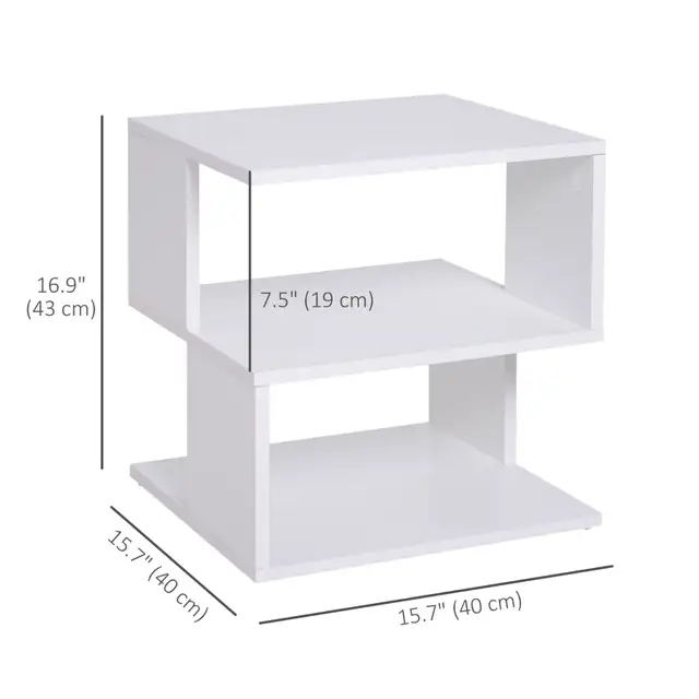Light Nightstand - Slim Bedside Stand for Small Spaces64661853798529121
