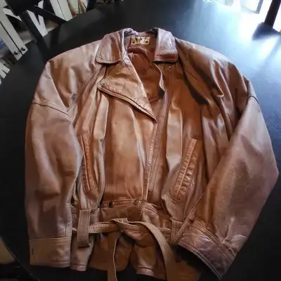Ladies Leather Jacket - Lined, View more
