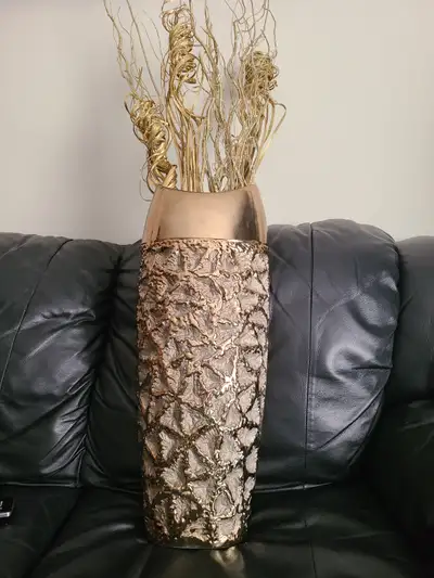 Floor vase with decor, View more