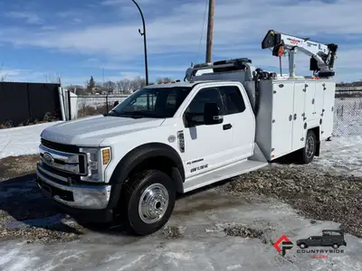 Countryside Fleet 2019 Ford F550 Extended Cab 4x4 Service Truck + NEW - 6.7L PowerStroke Diesel + 4x...