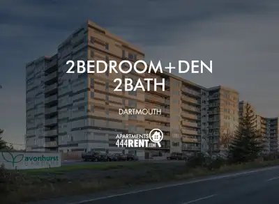 Welcome to Avonhurst Gardens. Find your place in Central Dartmouth. 2 Bedroom + Den, 2 Bath (1,351 s...