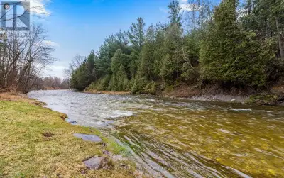 Discover a Rare Slice of Riverfront Paradise on the Edge of Creemore. Welcome to nearly 100 acres of...