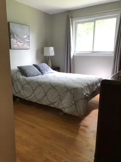 We are looking to rent a furnished room to a mature Student. Heat and hydro included. On bus route....