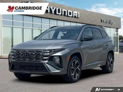 Sporty aesthetics meet efficient performance in this 2025 Hyundai Tucson Hybrid N-Line, a dynamic sp...