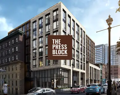 Welcome to the Press Block. Are you ready to write your own story? 2 Bedroom, 2 Bath (915 sq ft) $2,...
