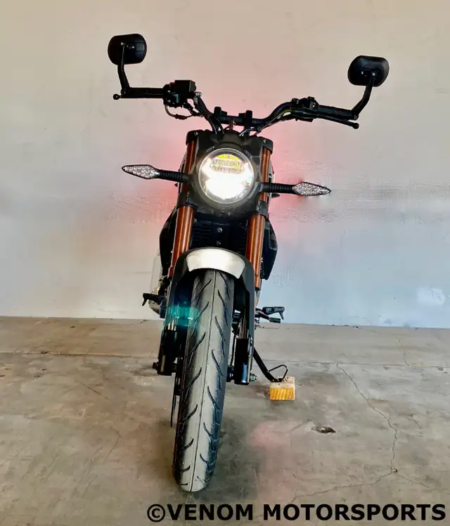 200CC MOTORCYCLE | STREET LEGAL | CAFE RACER CHOPPER | LIFAN KPM in Street, Cruisers & Choppers in City of Toronto - Image 15