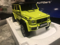 *1/18 DIECAST autoart MERCEDES-BENZ G500 4X4 YELLOW