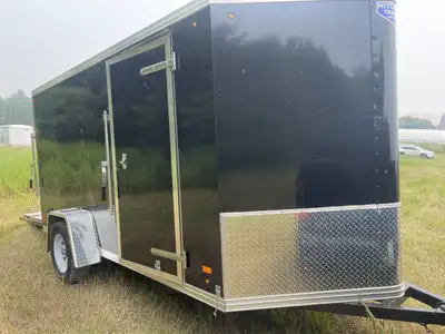 6x12' Enclosed deluxe edition with side door We have ramp and barn door available 3500lb axles brand...