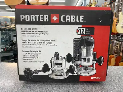 Porter Cable 895PK 2-1/4 HP Multi-Base Router Kit, View more