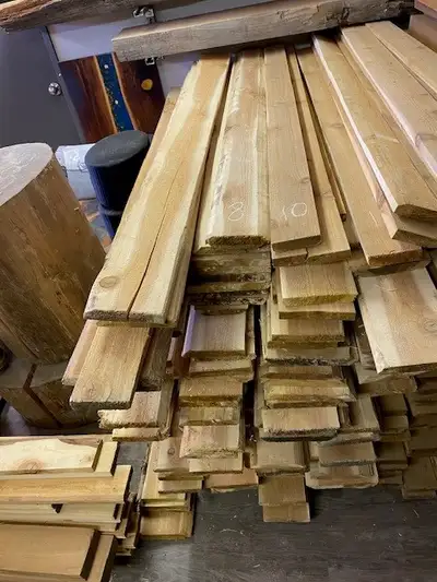 True 1x4 and 1x6 Cedar Boards, View more