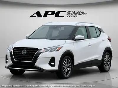 Experience the 2024 Nissan Kicks SV, a stylish and practical SUV, presented in a pristine White exte...