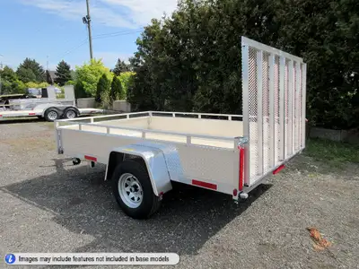 Miska 6'x12' Silver Bullet Aluminum Utility Trailer Made in Canada - Ready to Roll, starting at just...