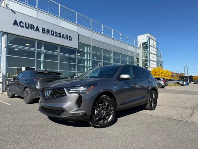 2024 Acura RDX A-Spec Panoramic Roof, Black Leather, ELS 3D CarPlay Certified
