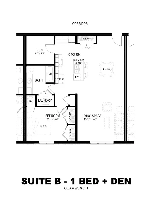 1-3 Bdrm Family-Friendly Apts, Northside | Sep 2026 @100 Cuffman in Long Term Rentals in Fredericton - Image 5