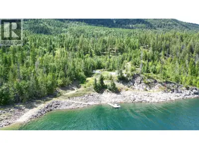 Rare Waterfront Property on Arrow Lake! This 6.1-acre property, just 40 minutes from Castlegar, BC,...