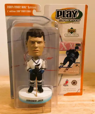PHOTO 1: ~2001/02 Jaromir Jagr Washington Capitals Upper Deck NHL Edition PlayMakers Collectible Bob...