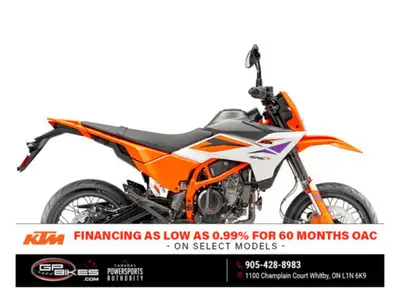 KTM Special Finance offer: 2.99% APR/ 60 months OAC until Dec 30, 2025. 2025 KTM 390 SMC RBEHAVE SOM...