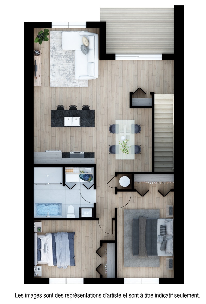 Desrosiers – Logements modernes 3½, 4½, 5½ avec électroménagers 4