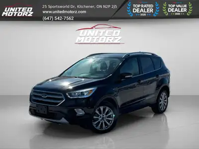 2017 Ford Escape Titanium 4WD CERTIFIED NO ACCIDENTS This 2017 Ford Escape Titanium is a well-equipp...