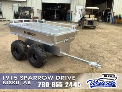 MARLON ATV TUB TRAILER WITH LID FOR SALE IN NISKU, AB ARTICULATING AXLE TANDEM WALKING BEAM AXLE TIE...