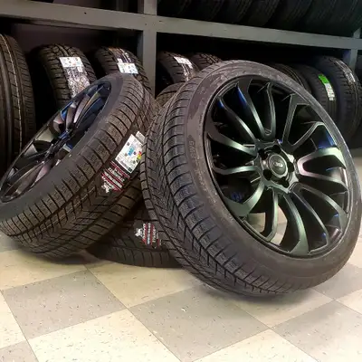 New set (4) 22" Land Rover wheels & winter tires Range Rover Sport wheels & tires Supercharged wheel...