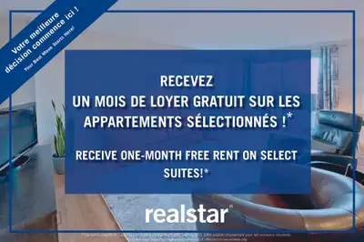 APPARTEMENT DE QUALITÉ À LOUER, SITUÉ DANS LARRONDISSEMENT DES NATIONS, À SHERBROOKE QUALITY APARTME...