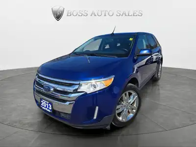Introducing the 2013 Ford Edge SEL, a stylish blue SUV with front-wheel drive that delivers exceptio...