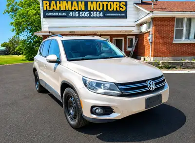 2015 VOLKSWAGEN TIGUAN 4MOTION WITH ONLY 141K!! SERVICED AT VOLKSWAGEN SINCE 2014! SUN-ROOF! HEATED...