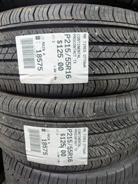 P215/55R16 215/55/16 CONTINENTAL PROCONTACT TX TAG # 18575 Ottawa Ottawa / Gatineau Area Preview