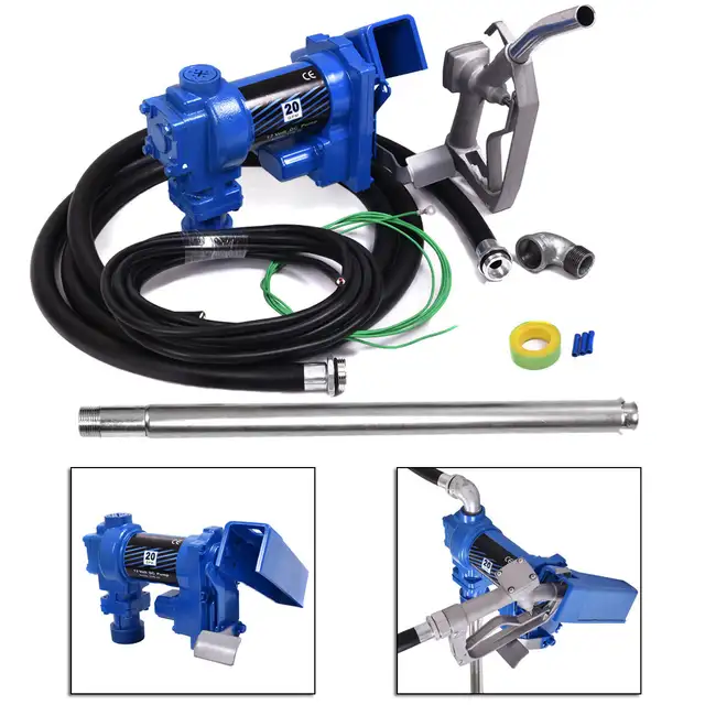 NEW 12V 20GPM FUEL TRANSFER PUMP DIESEL FUEL PUMP DCEX56 in Other Parts & Accessories in Red Deer - Image 2