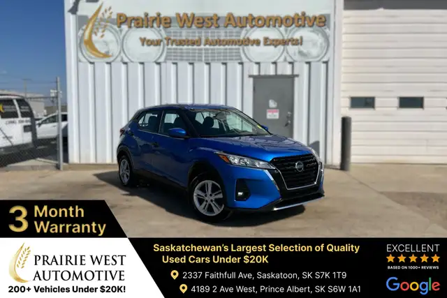 2021 Nissan Kicks S FWD | No Accident | Reverse Camera