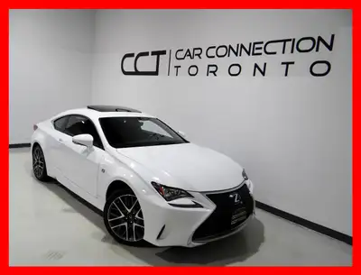 2017 LEXUS RC300 COUPE CARFAX VERIFIED, CLEAN TITLE ONLY 63,000KM! AUTOMATIC TRANSMISSION WHITE EXTE...